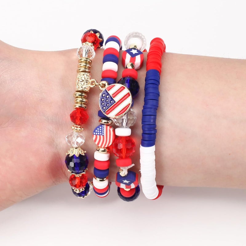 Lonext Halloween Bracelets Stackable Heishi Beaded Stretch Bracelets - Image 4